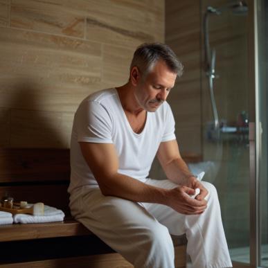 Паховый дерматит у мужчин: причины, симптомы и эффективное лечение с помощью Живого пара